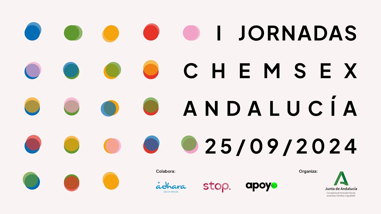 I Jornada de Chemsex en Andalucía: Un encuentro especializado en abordar los desafíos del chemsex, sus riesgos para la salud sexual y estrategias de intervención. Dirigido a profesionales de la salud, educadores y activistas LGTBIQ+, este evento fomenta el diálogo y la formación sobre el consumo de sustancias en entornos sexuales. Aprende más sobre prevención y cuidado en un espacio seguro y de apoyo.